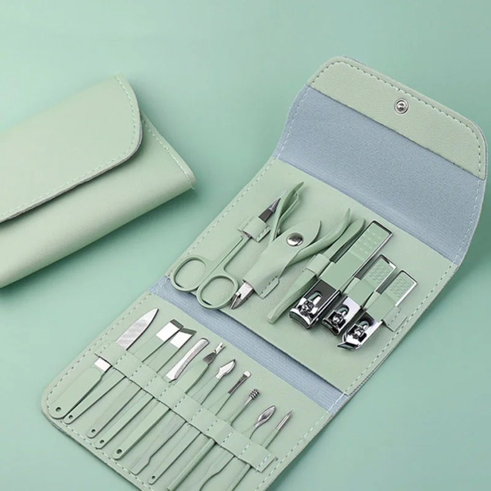 Nail Care Kit Mens - Незаменимый помощник дома: 16-предметный набор многофункциональных