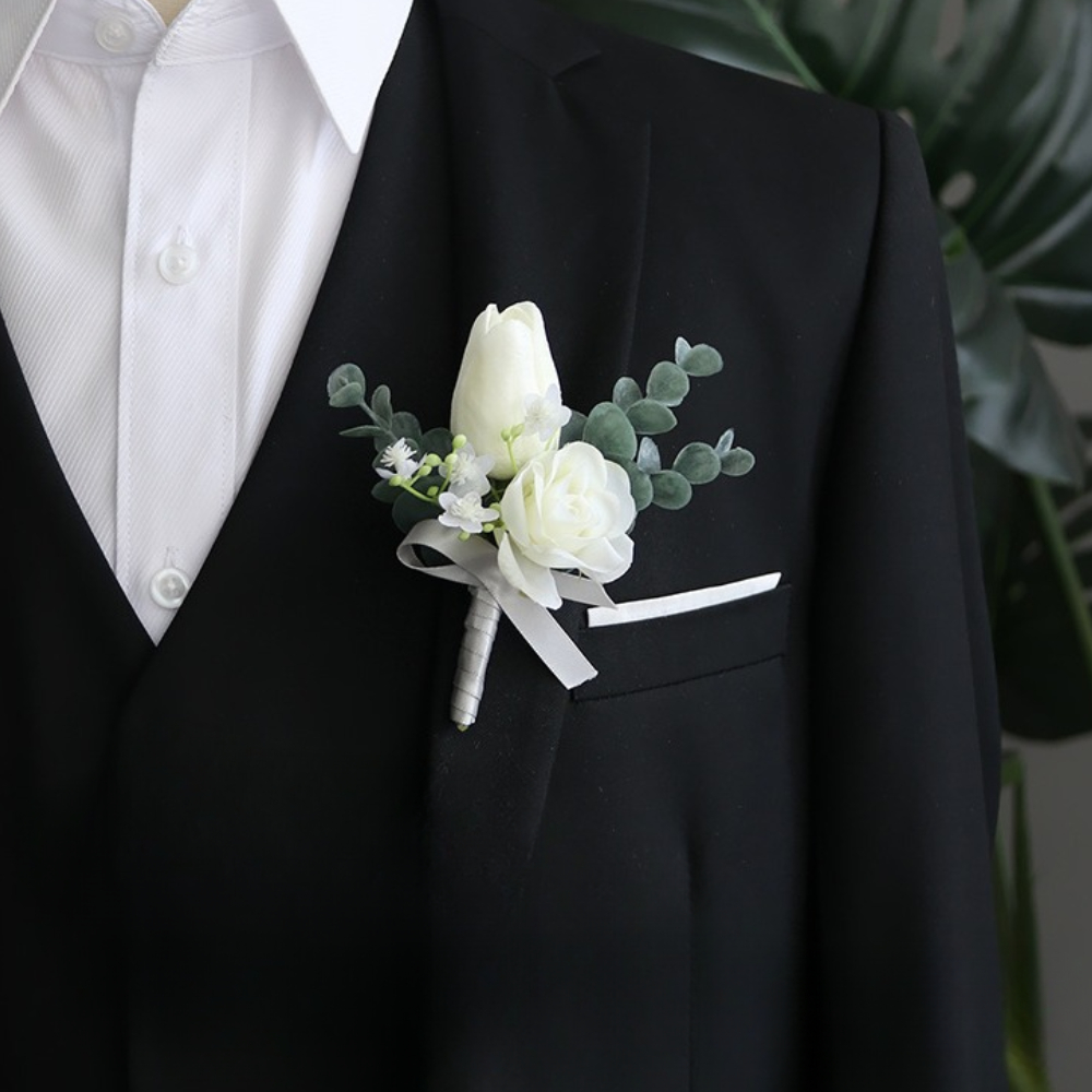 Men'S Grooming For Marriage - Бутоньерка для жениха, свадебное украшение для