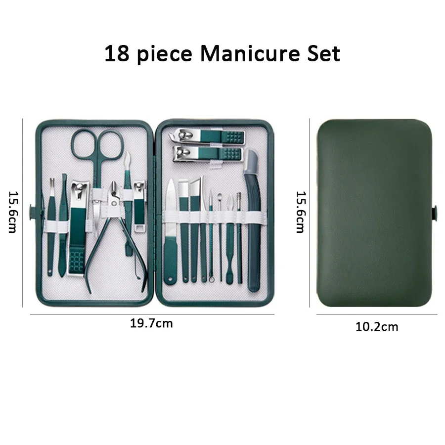 Nail Care Kit Mens - Набор для маникюра из 4/7/10/12/18 предметов,
