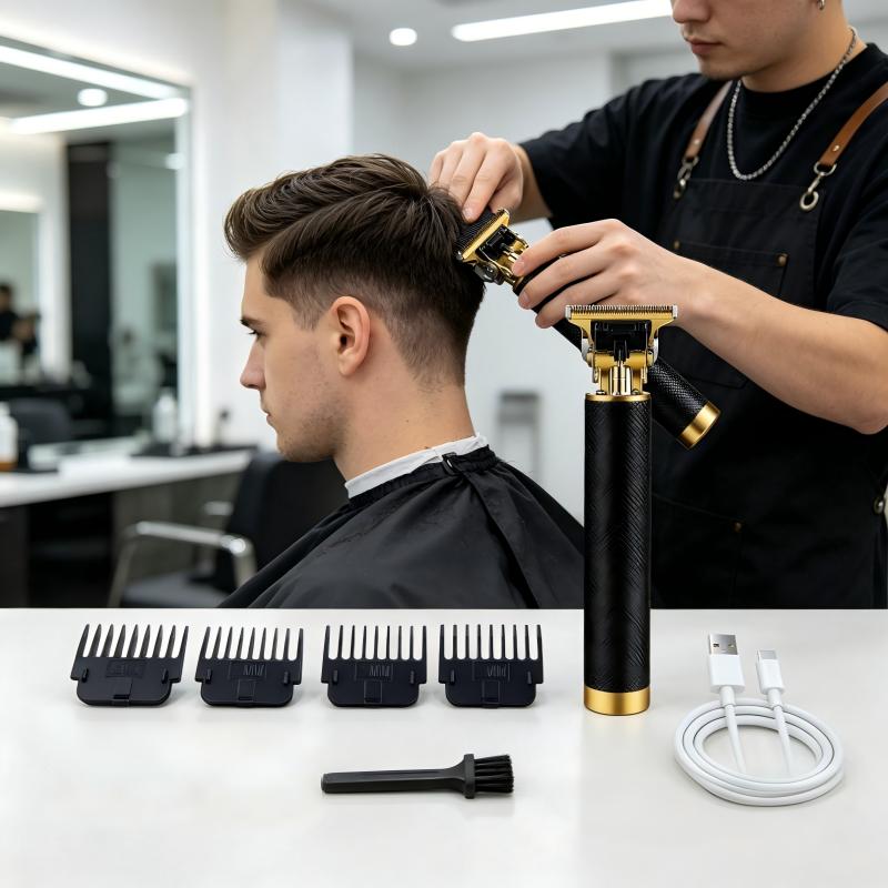 Men'S Grooming Brush - Триммер для волос беспроводной с текстурированной
