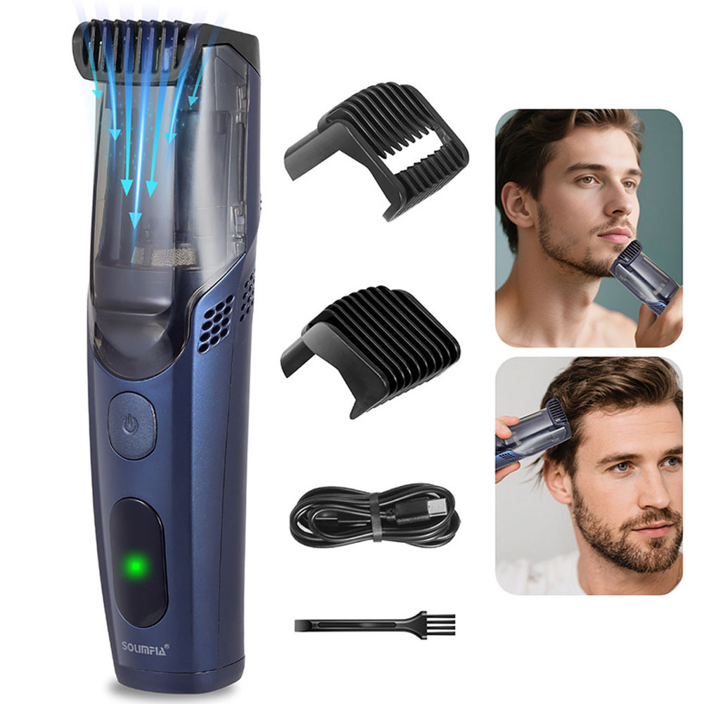 Men'S Grooming Vacuum - Беспроводной триммер для бороды Solimpia, мужская