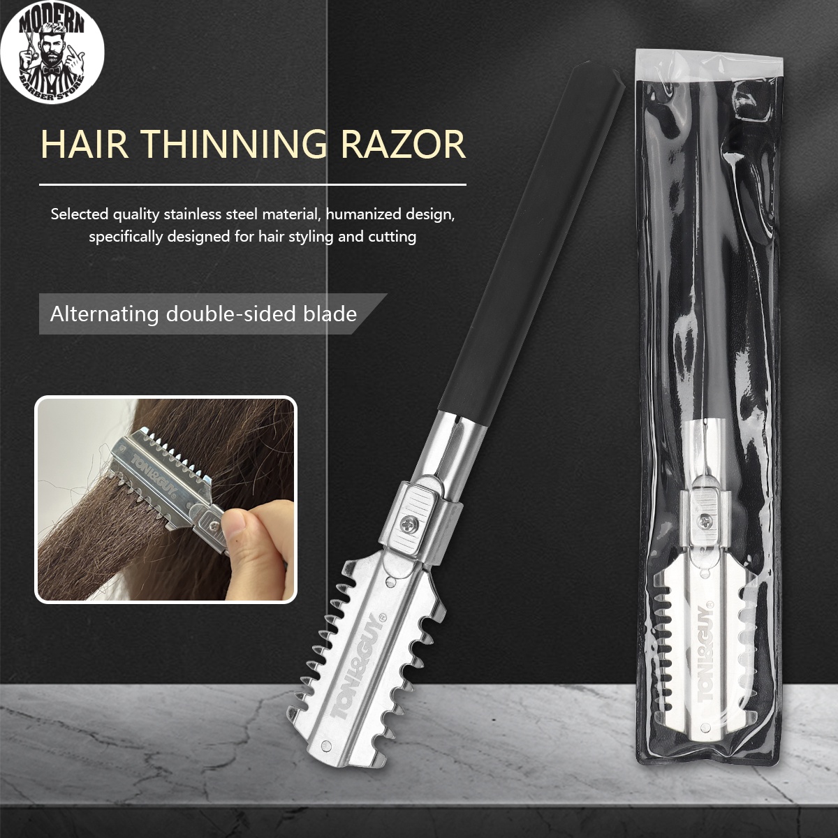 Men'S Grooming Tape - Профессиональные двусторонние лезвия для бритья и