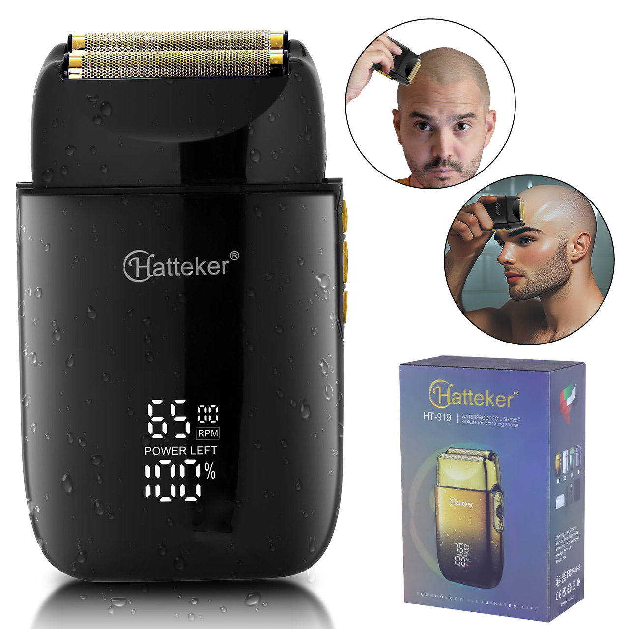 Hatteker беспроводной триммер  – обзор и цена Men'S Grooming Vacuum